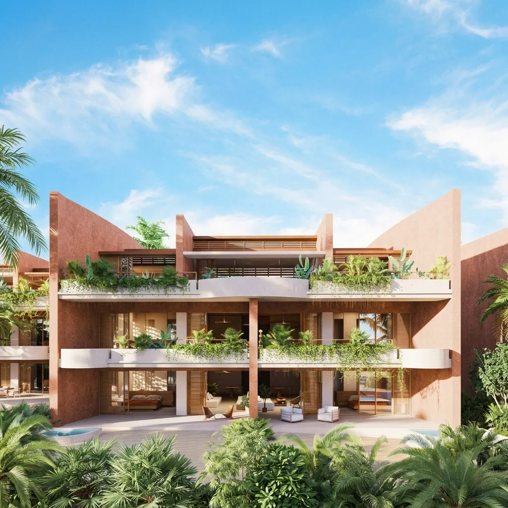 Villas Pacífico — Ground Floor rendering